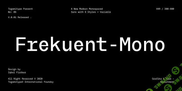 [Myfonts] TG Frekuent-Mono Font