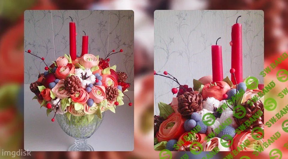 [Надежда Карманцева] Создание новогоднего торта