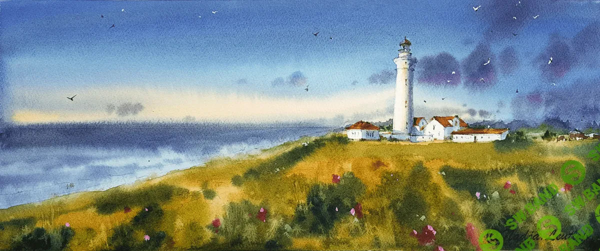 [Надя Лойтлофф] Акварельный марафон "Свет маяка" (2020)