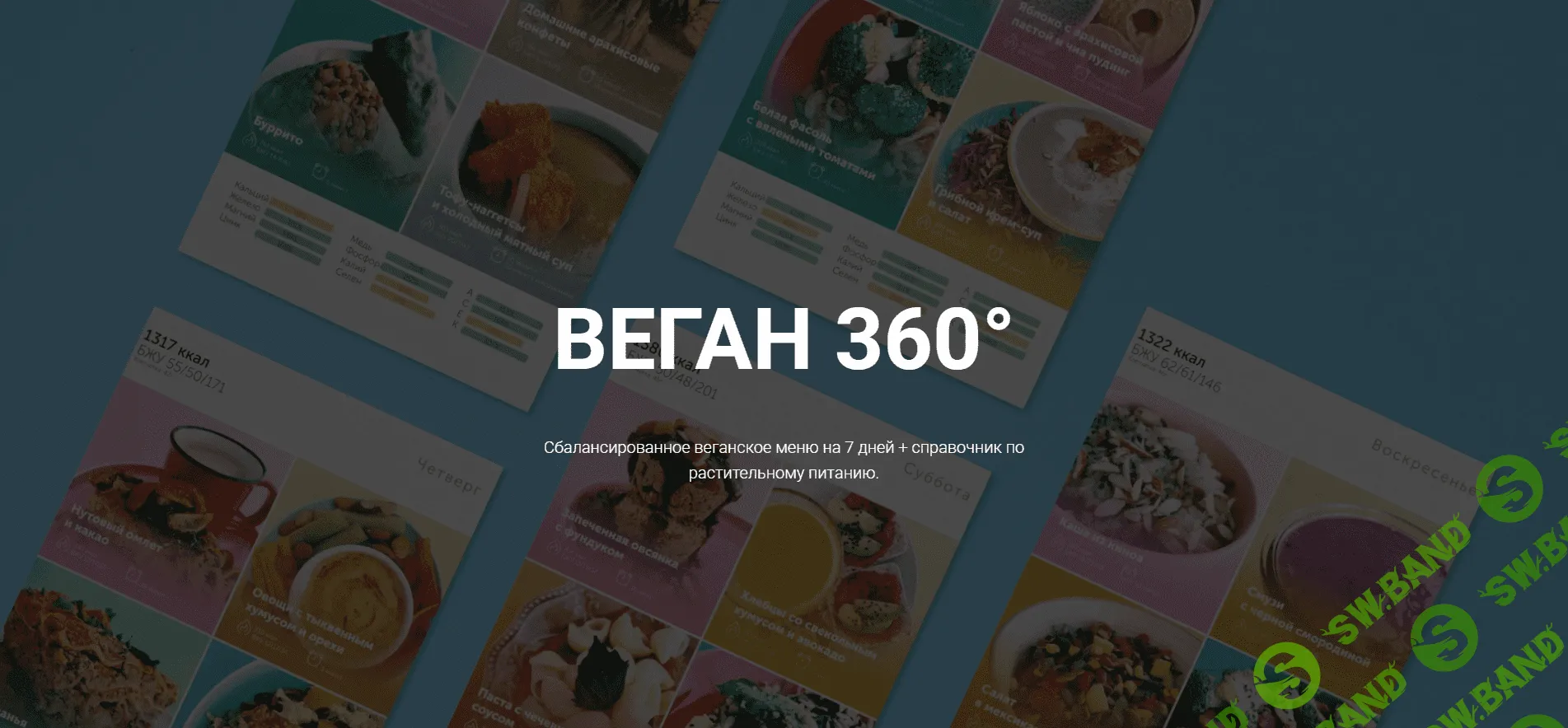 [Настя Лисица] Веган 360°. Меню на 7 дней + справочник по растительному питанию (2020)