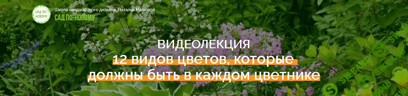 [Наталья Мягкова] 12 видов цветов, которые должны быть в каждом цветнике (2018)