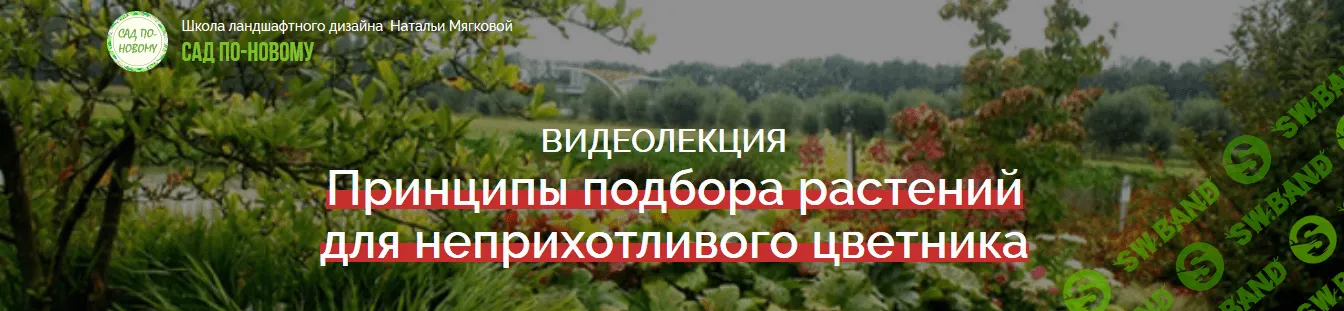 [Наталья Мягкова] Принципы подбора растений для неприхотливого цветника (2018)
