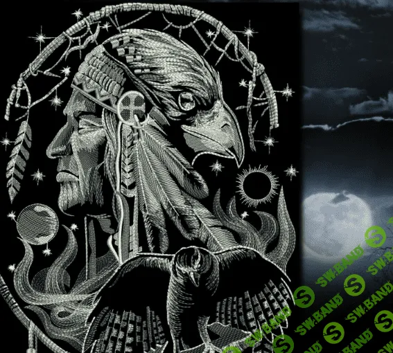 [Наталья Шестакова] Шаман. Для пялец 20x30 (2023)