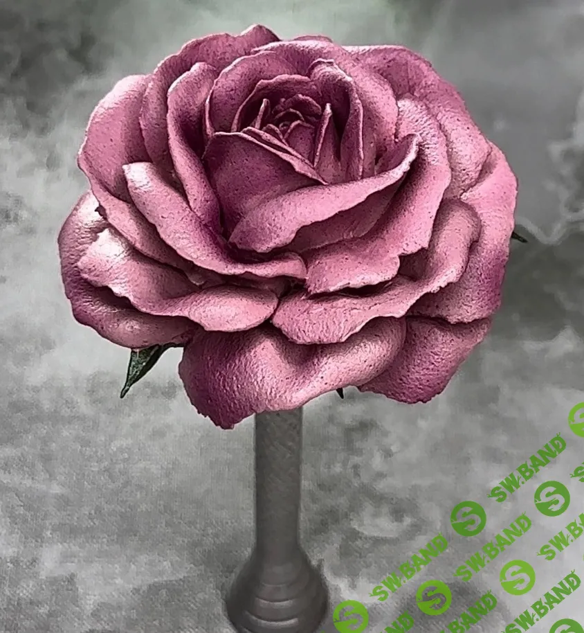 [Наталья Хамитова] Роза из белково-заварного крема (2024)