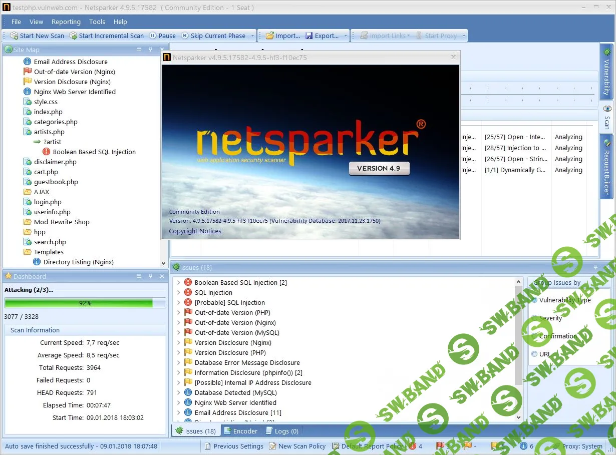 Netsparker 4.9.5.17582