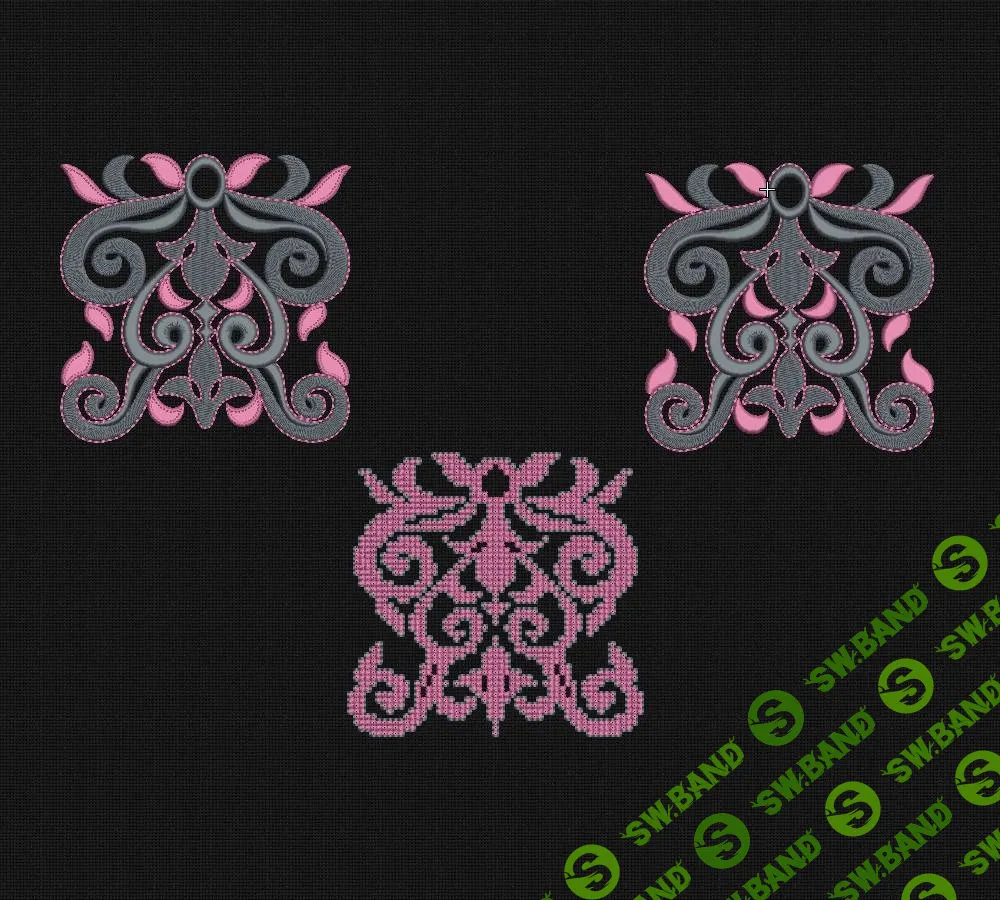 [New Embroidery] Набор дизайнов «Vintage velvet» в разных техниках (2022)