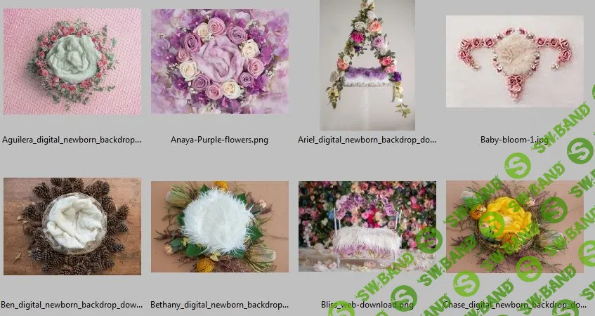 [Newbornd] Цифровые фоны для новорожденных-5