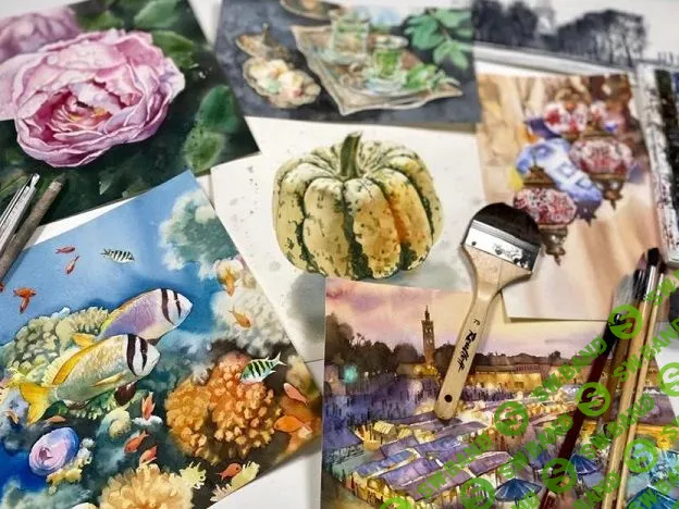 [Ника Сабрекова] Лессировки акварелью (2022)