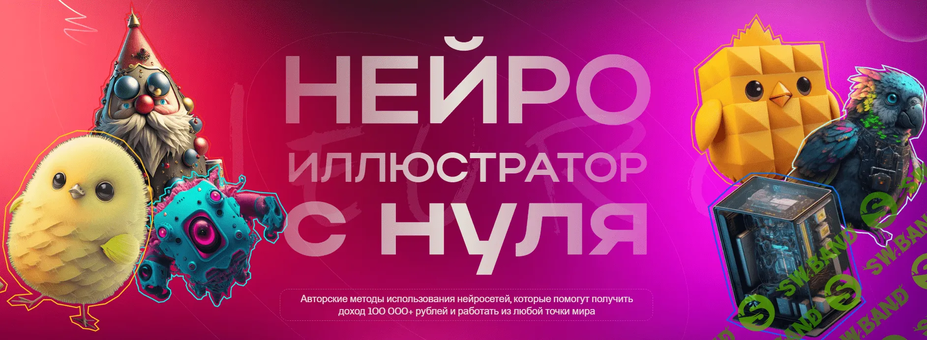 [Никита Глухов, Артур Форостяк] Нейроиллюстратор с нуля (2023)