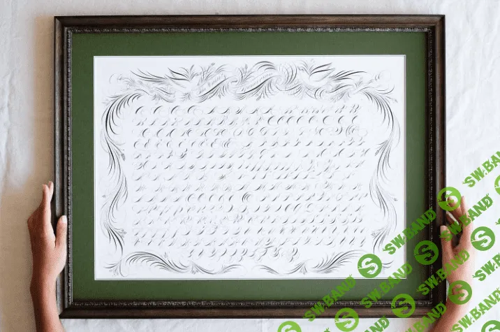 [Nikolietta calligraphy] Курс по каллиграфии "Spencerian Script" (2021)