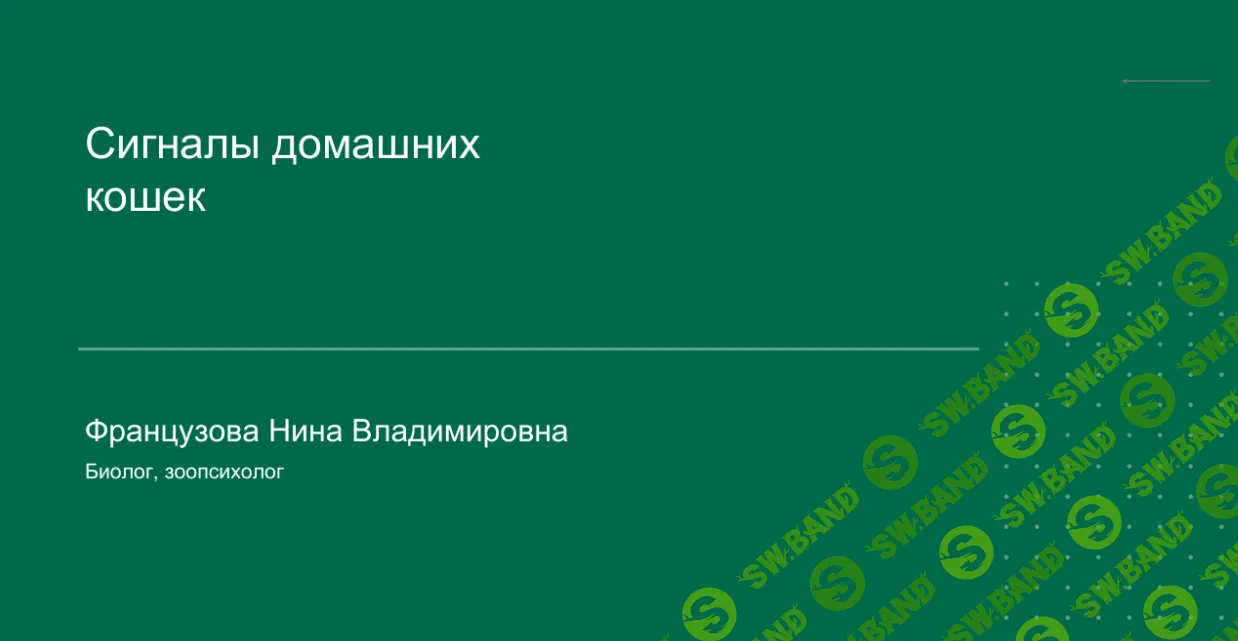 [Нина Французова] Сигналы домашних кошек (2024)