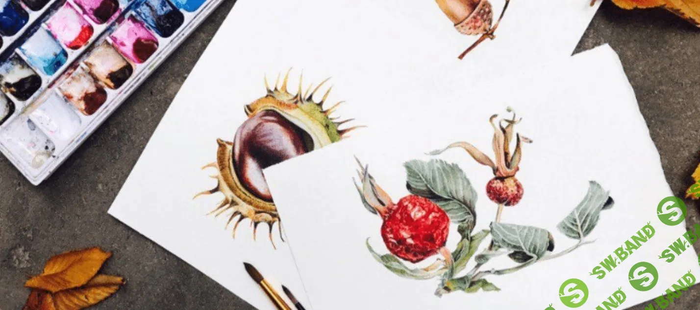 [Нина Перовская - Art Creativity] Ботаническая Осень