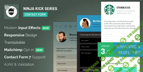 [Ninja Kick] WordPress Contact Form Plugin v3.4.2