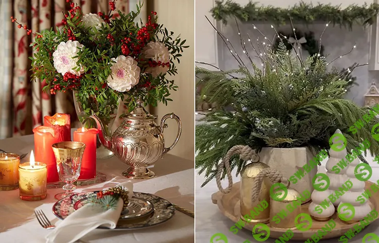 Новогоднее оформление интерьера [Ирина Шульгина]