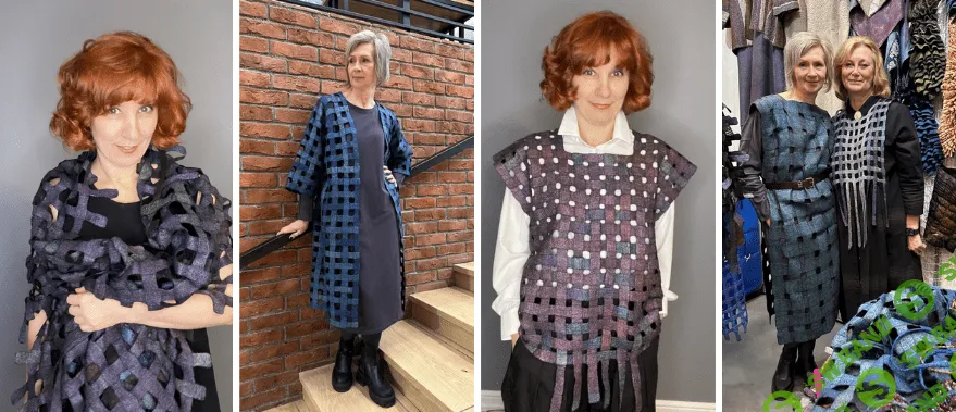 [Оксана Ткаченко, Наталья Кондрашева] Вебинар по сеткам-плетенкам «Переплёт» (2023)