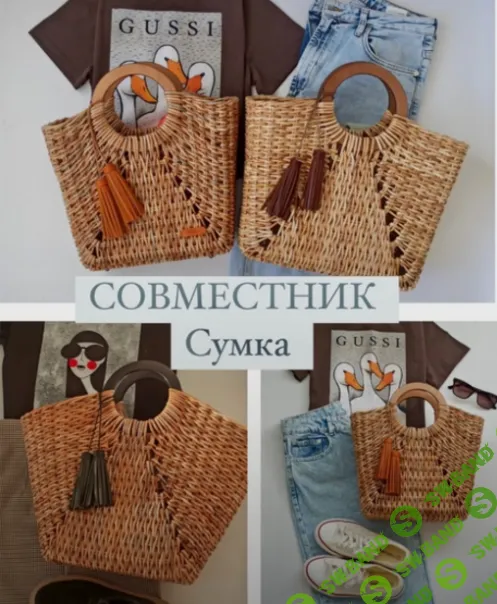 [Олеся Васылив] Совместник Вязаная сумка (2024)