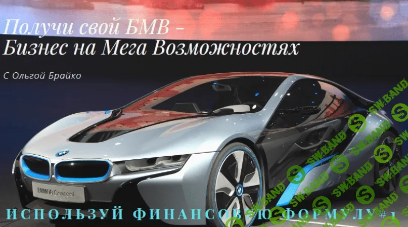 [Ольга Брайко] 5-дневный денежный тест-драйв БМВ - Бизнес на Мега Возможностях (2020)