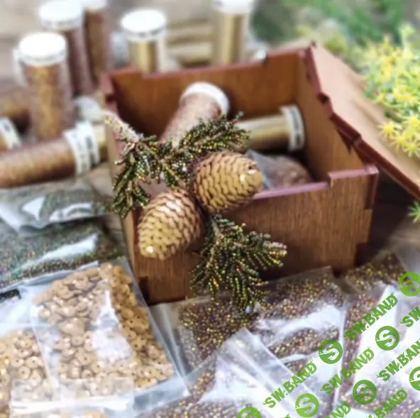 [Ольга Грушенкова] Веточка с шишками (2021)