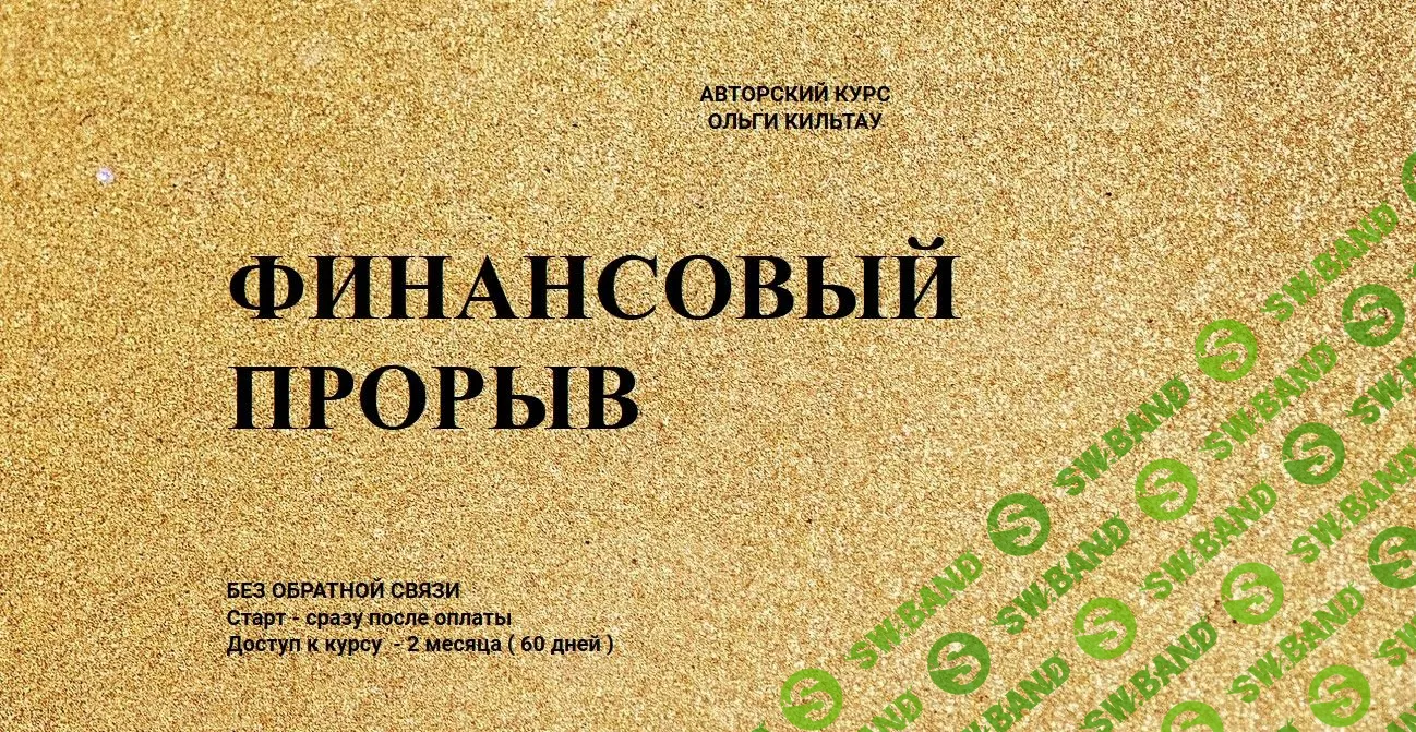 [Ольга Кильтау] Финансовый прорыв (2020)