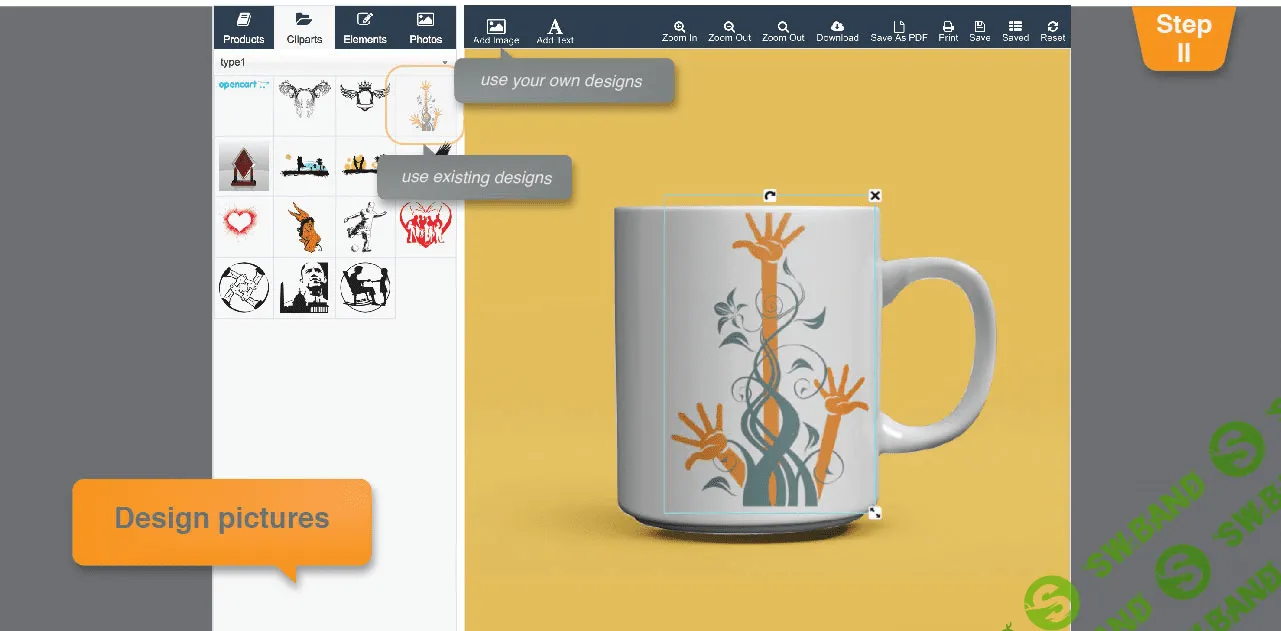 [Opencart] Fancy Product Designer - Opencart Extension