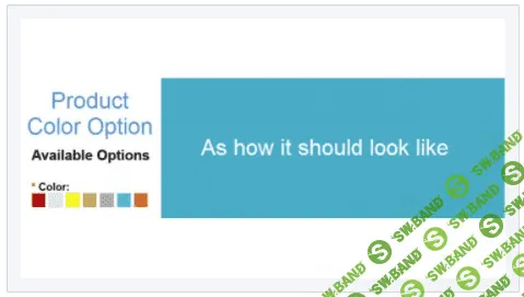 [opencart] Product Color Option v1.6 (2021)