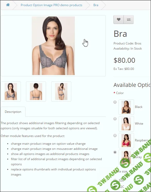 [Opencart] Product Option Image Pro 2