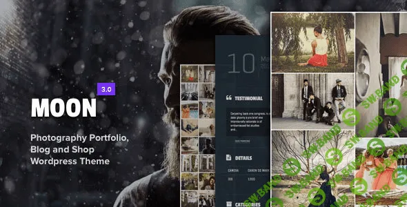 [Osetin] Moon - эффектный скоростной шаблон для творческих людей и фотографов + магазин