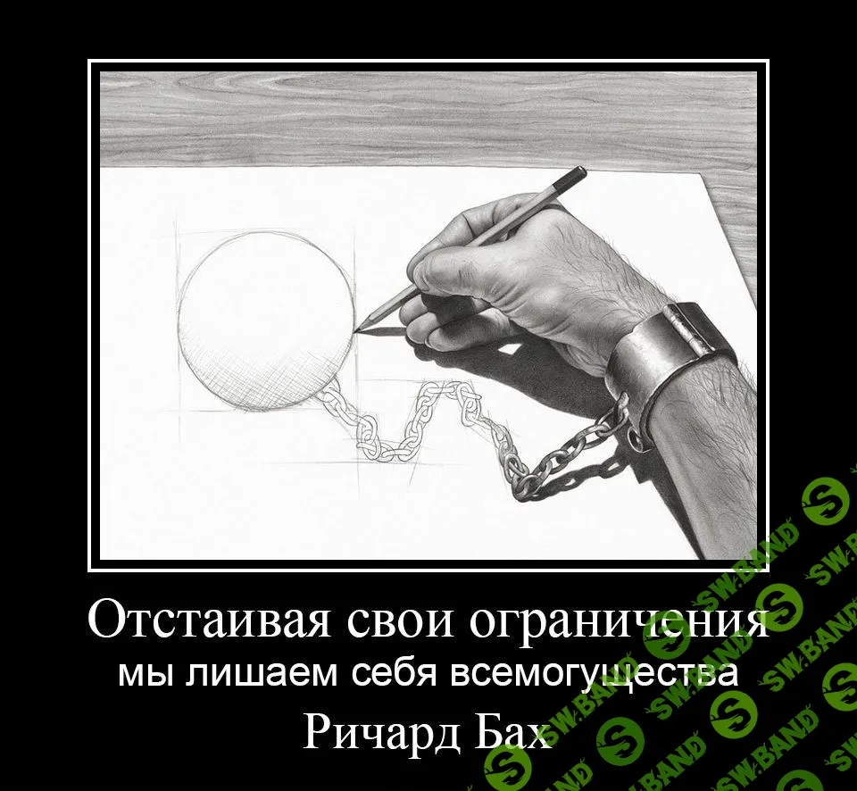 Отстаивая свои ограничения, мы лишаем себя всемогущества. Ричард Бах.jpg