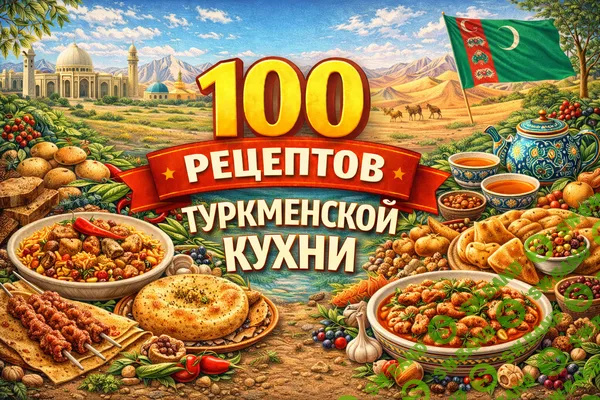 [Первый Цифровой] 100 рецептов туркменской кухни (2026)