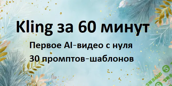 [Первый Цифровой] Kling за 60 минут — быстрый старт для новичков (2025)