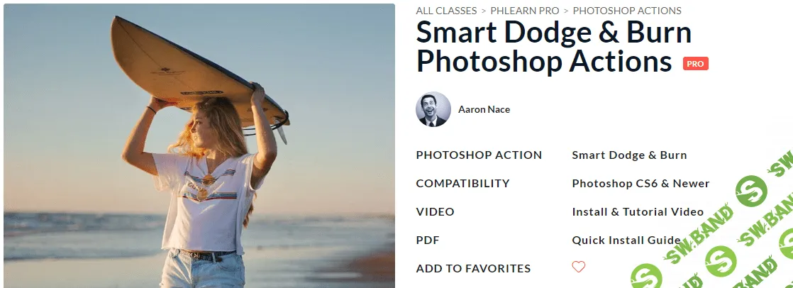 [Phlearn] Smart Dodge & Burn Photoshop Actions (2020)