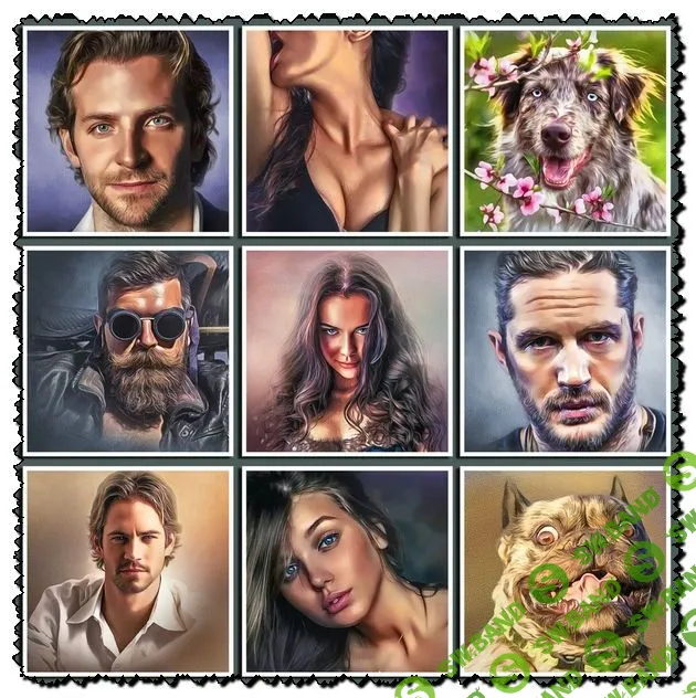 Photoshop Action Digital Art Картина, рисунок, иллюстрация