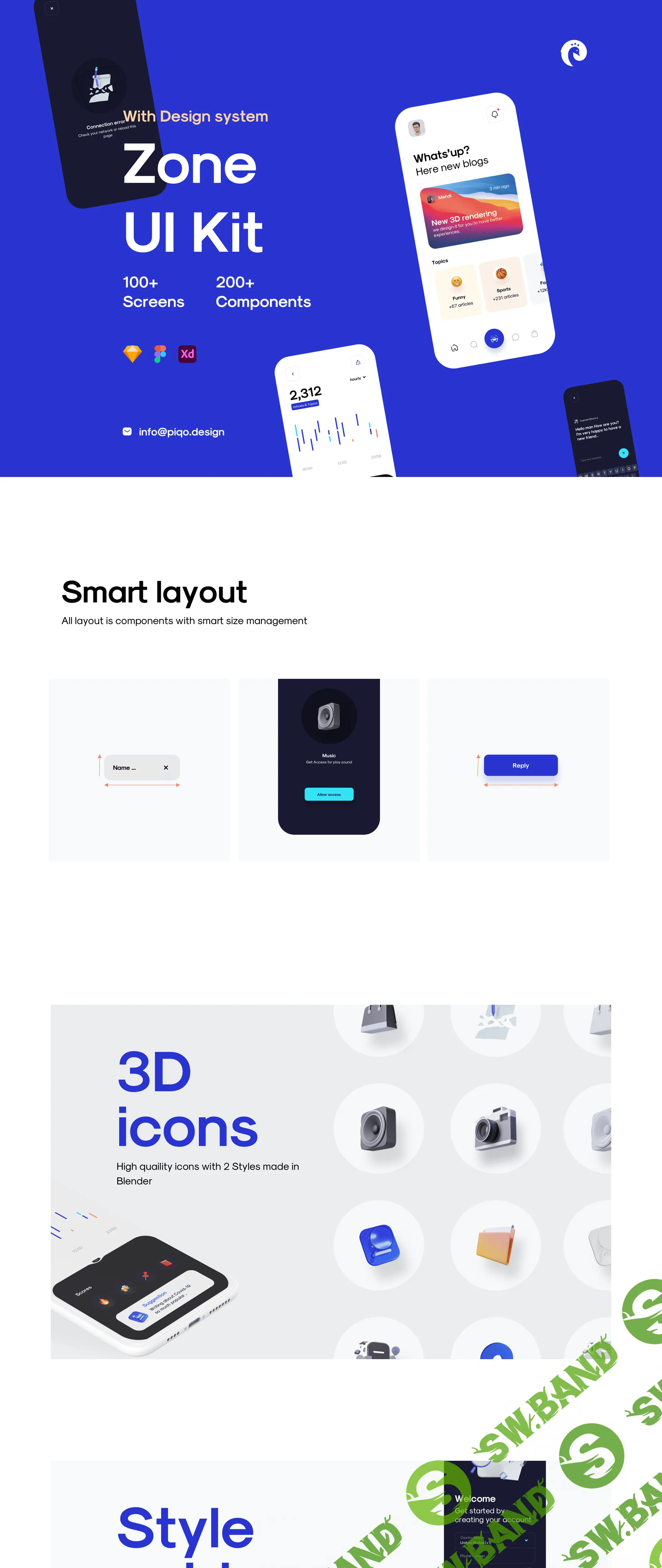[Piqodesign - UI8.net] Zone App UI Kit