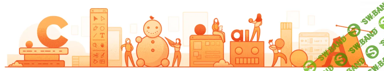 [Pixel] Персонажи в Adobe Illustrator (2020)