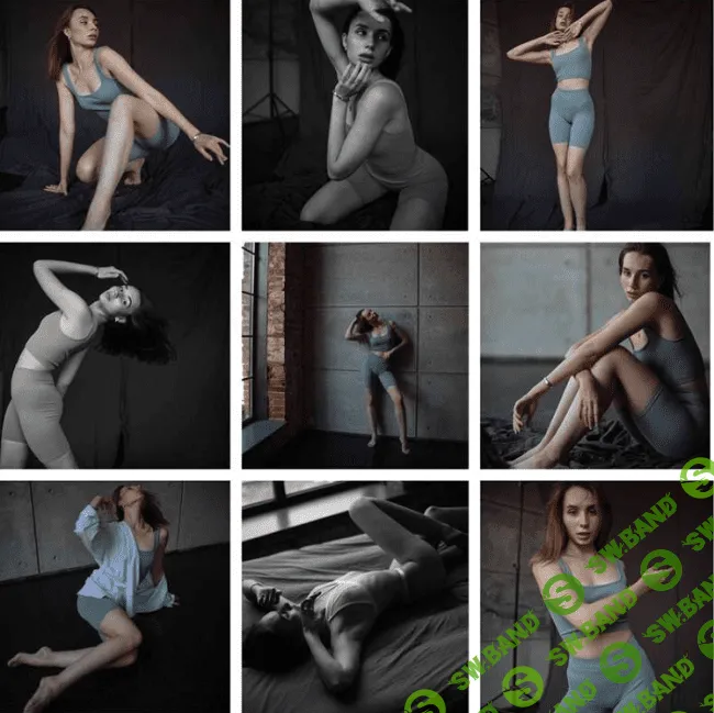 [Полина Дятлова] Женское позирование в динамике с огоньком (2022)