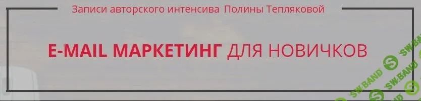 [Полина Теплякова] E-mail маркетинг для новичков (2019)