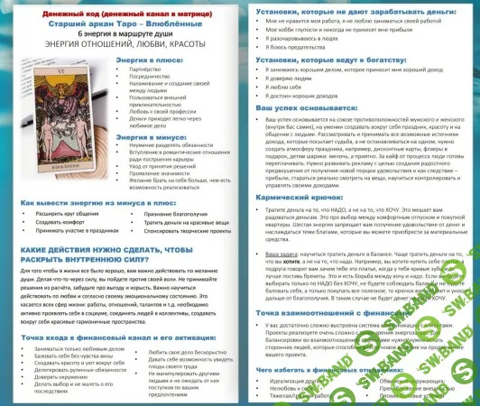 [poznanieduxa] Методичка Денежный канал (2024)