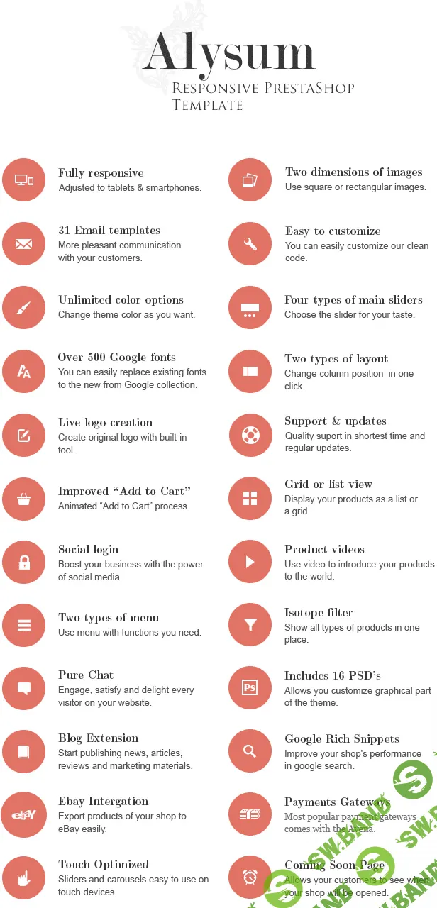 [Prestashop] Alysum - Premium PrestaShop 1.6 Theme