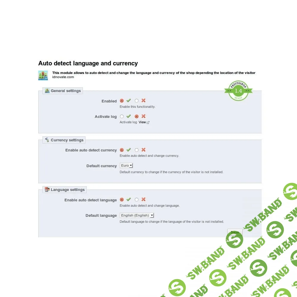 [PrestaShop] Модуль Auto Change Language And Currency - Geolocation 2.5.6