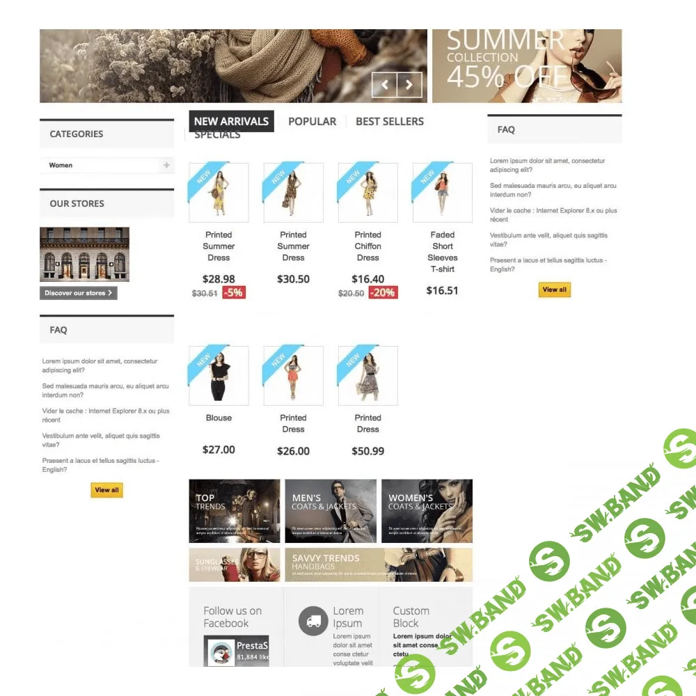 [PrestaShop] Модуль Frequently asked questions - FAQ 1.4.3