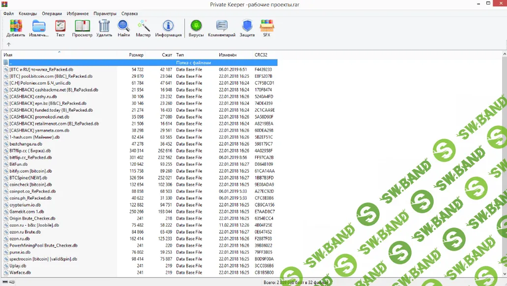 Private Keeper - отобранные рабочие проекты
