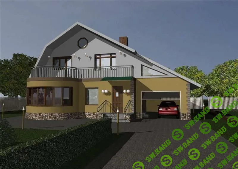 Проект дома 11,4х14,4