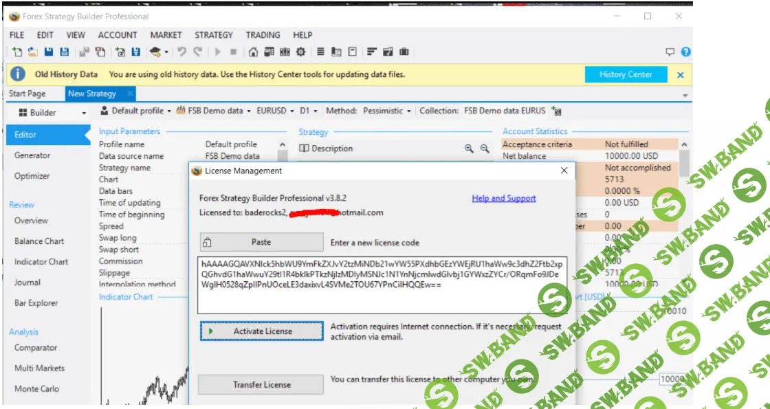 Программа Forex Strategy Builder Professional