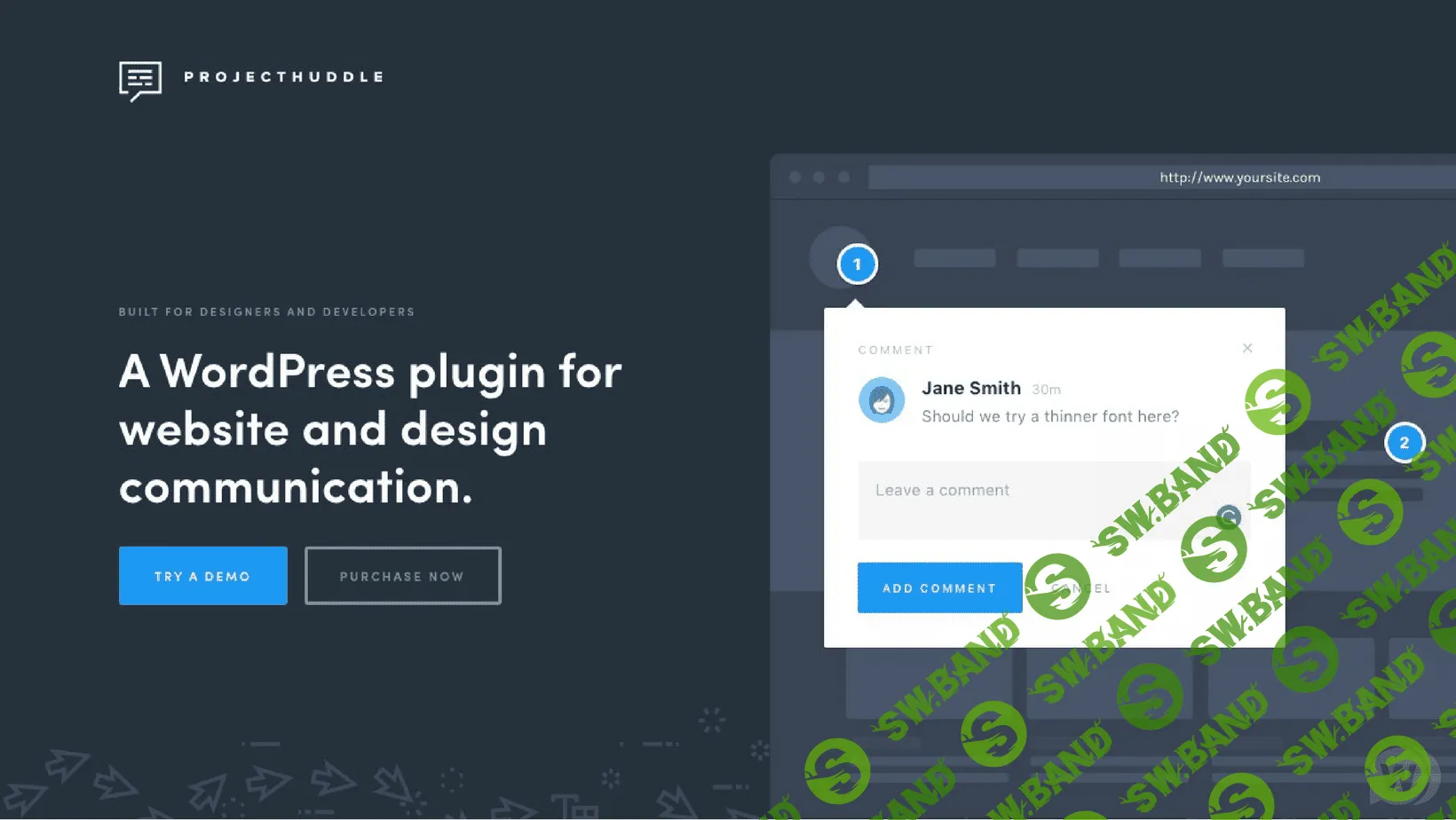 ProjectHuddle v3.0.20 - совместные проекты и обратная связь WordPress