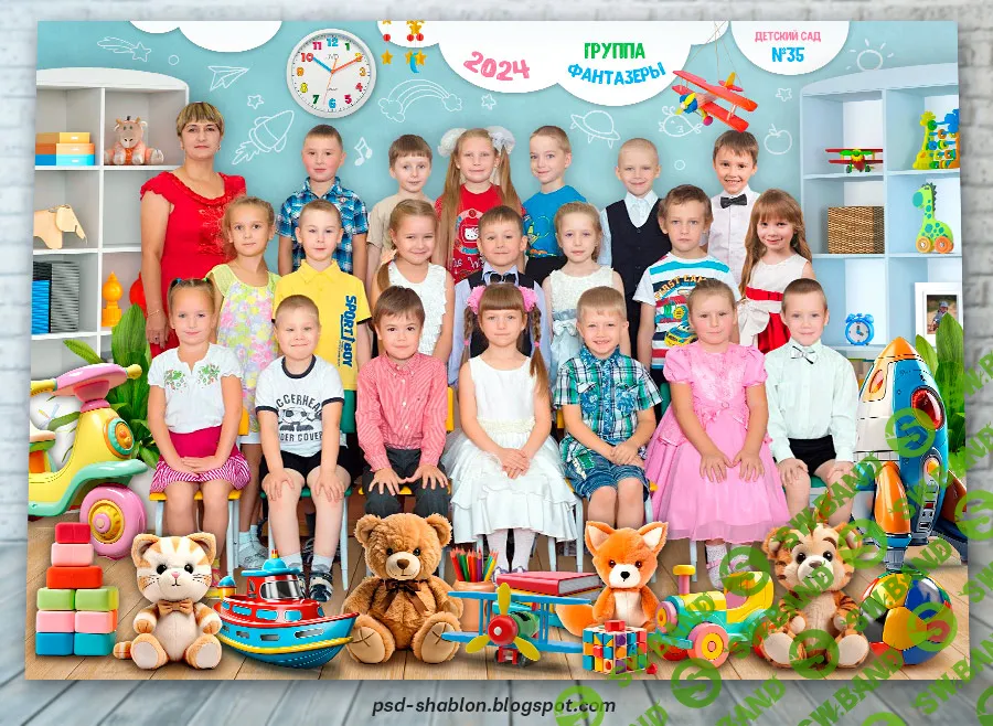 [PSD] Групповой коллаж "Детский мир" [Eneya Dezign]