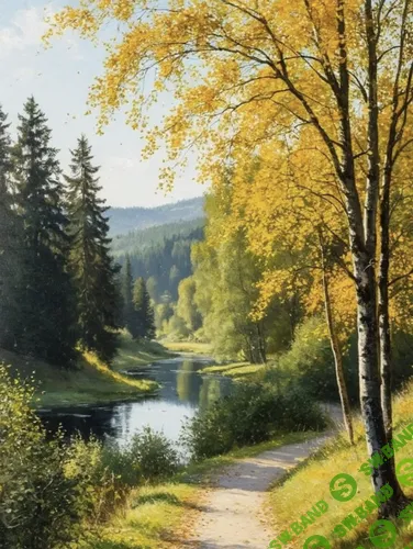 [Рисуем дома, Ирина Шпакова] Осенняя тропа (2026)