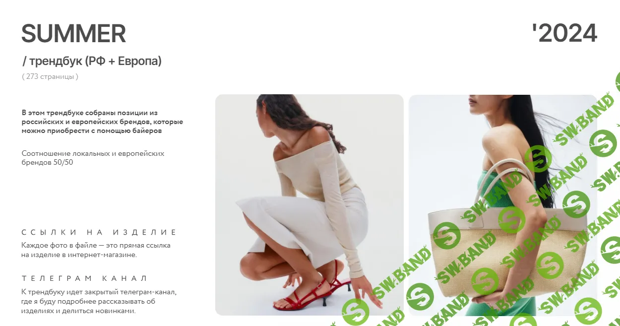[Рита Степанченко] Трендбук Summer лето 24г. РФ + Европа (2024)