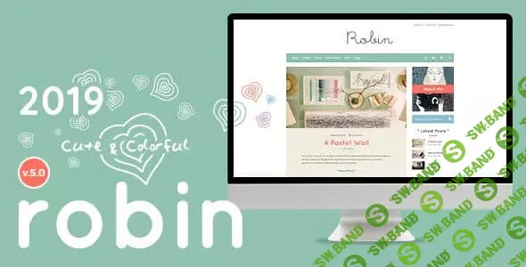 [ROBIN V5.0] Красочная тема wordpress