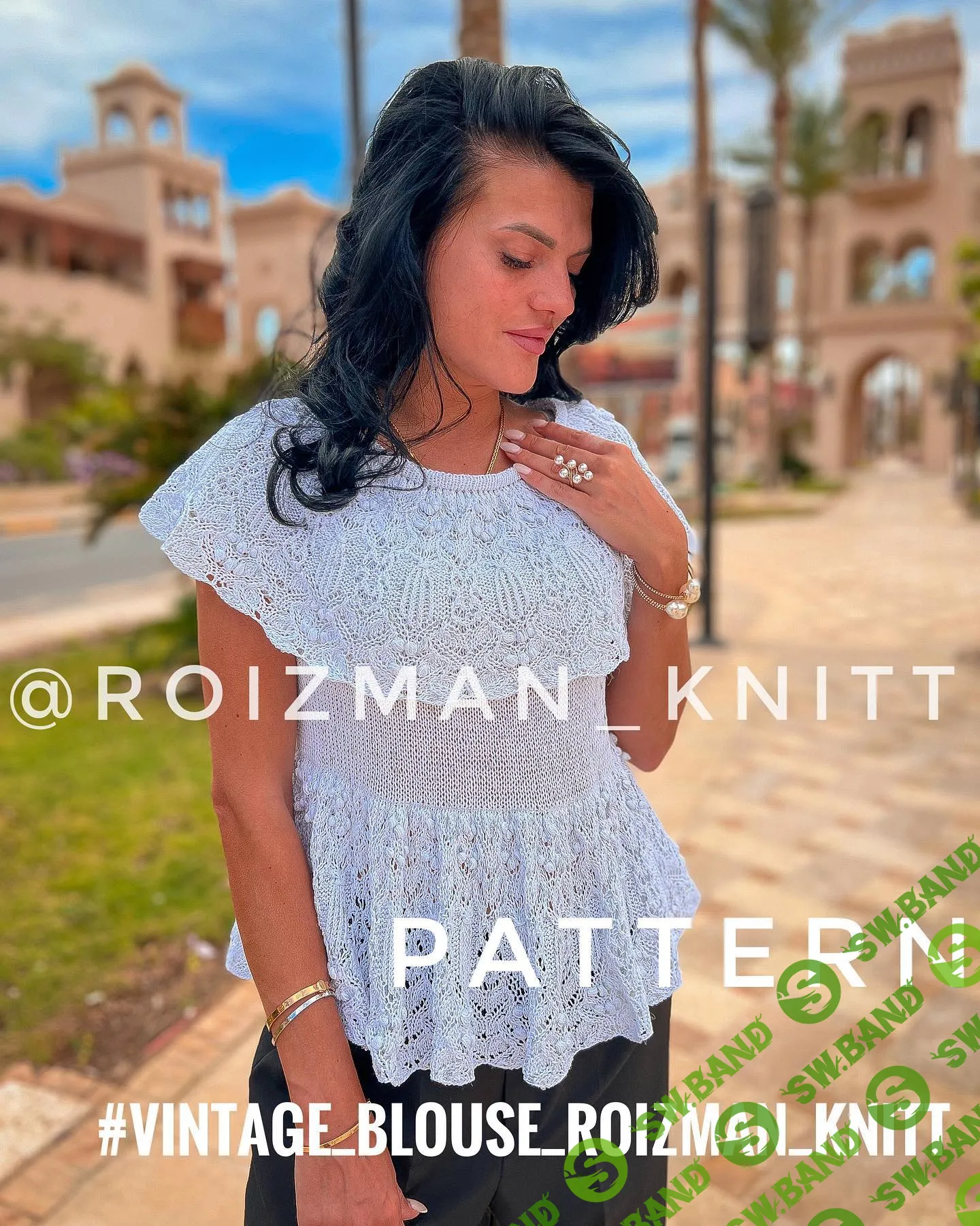 [roizman_knitt, Анна Ройзман] Блузка Vintage_blouse (2023)