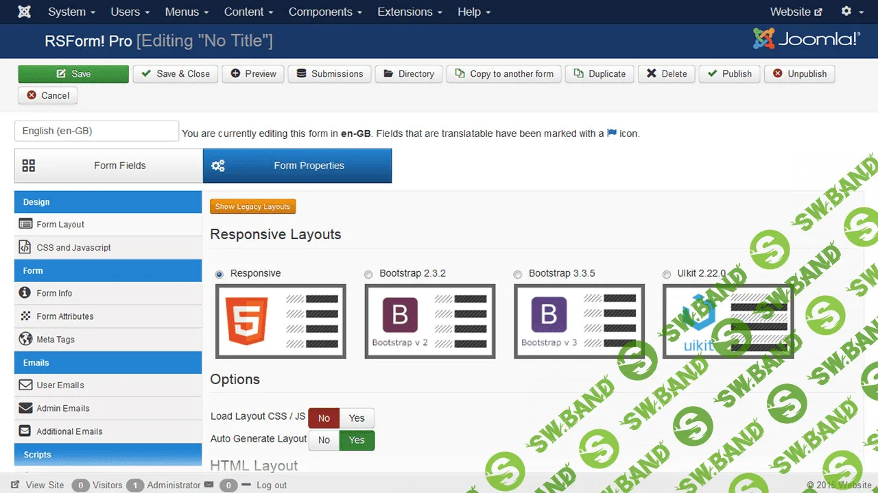 [rsjoomla] Rsform Pro 1.52.11